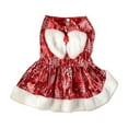 thumbnail image 1 of CuiLiyq Snowflake Dog Christmas Dress, Pet Santa Claus Costume Holiday Outfits, Winter Clothes Dresses for Small Dogs Cat Apparel Gift (Snowflake, S), 1 of 6