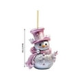 thumbnail image 1 of CuiLiyq Snowman Christmas Ornaments, Acrylic 2D Ornaments for Christmas Tree, Cute Snowman Decorations, Vintage Ornaments for Xmas Tree Holiday Crafts Hanging, 1 of 6