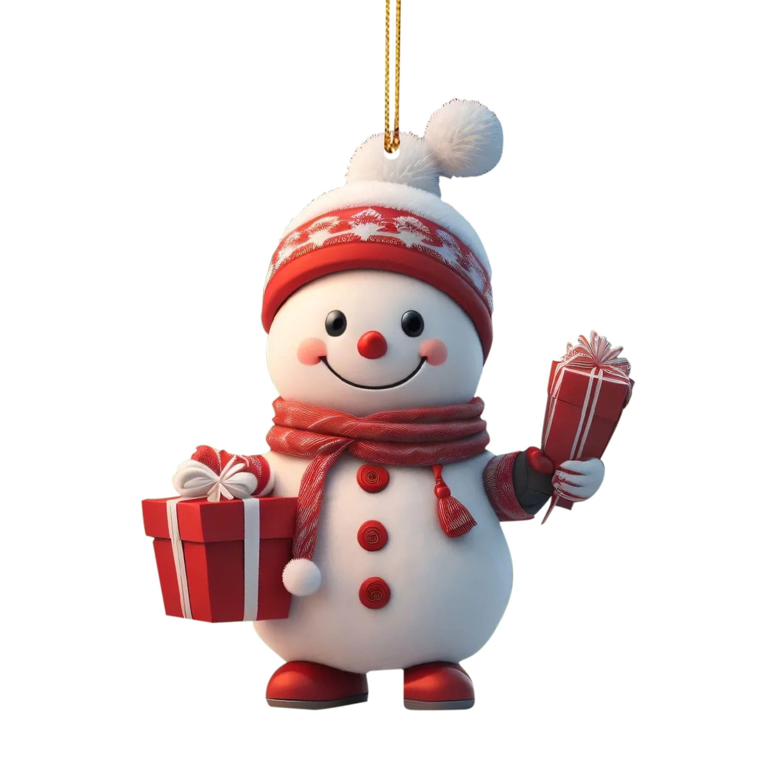 CuiLiyq Snowman Christmas Ornaments, Cute Snowman Acrylic Ornaments for  Christmas Tree Decorations, Winter Cartoon Snowmen, Vintage Hanging  Decorations, for Christmas Tree Decor - Walmart.com, image size:1600x1600