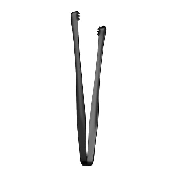CuiLiyq Stainless Steel Cooking Tweezers Tongs for Cooking, 5.9" Heat Resistance Multi Functional Kitchen Food Clips for Meat Eggs and Bread Tongs for Grilling and Cooking, Easy To Clean, Black