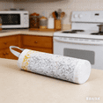 thumbnail image 1 of CuiLiyq Storage Bag Garbage Bag, 1 Pcs Kitchen Wall Mounted Plastic Bag Collector, Pull Out Large Capacity Shopping Bag Storage, Hanging Trash Bag Dispenser for Home Kitchen (White), 1 of 2