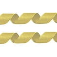 thumbnail image 1 of CuiLiyq Velvet Ribbon for DIY Crafts, 1.9" x 2.19 Yard Golden Sparkle Ribbons, Single Face Glitter Fabric Ribbon for Gift Wrapping Holiday Wedding Decor Tree Floral Design (Gold), 1 of 7
