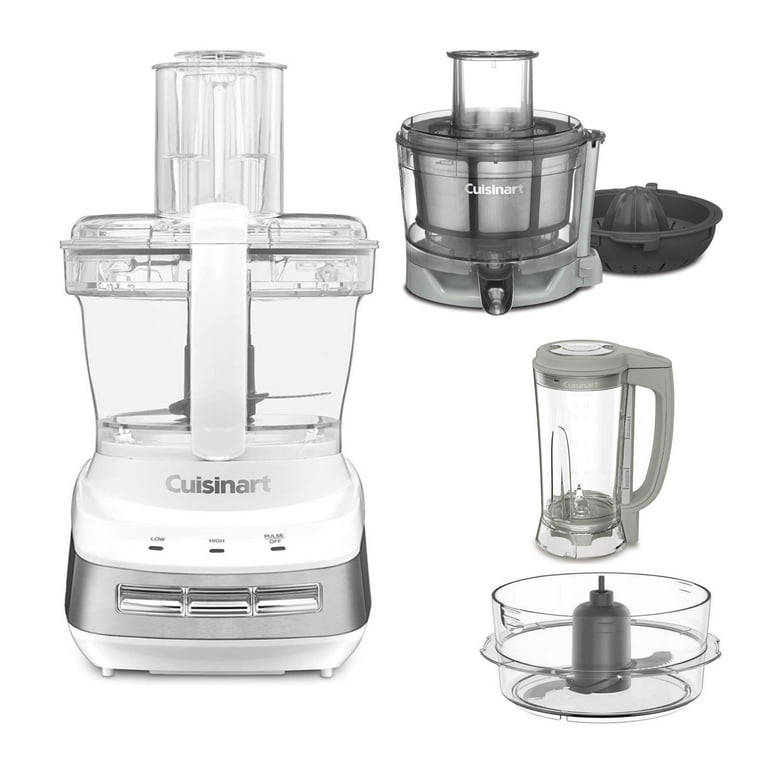 Cuisinart 10 Cup Food Processor with Blender, Jucier and 4 Cups Work Bowl 