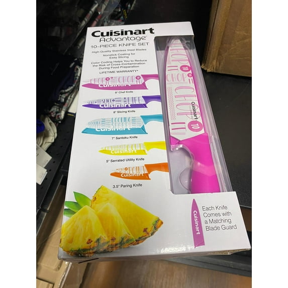 Cuisinart 10-Pc. Printed Words Knife Set