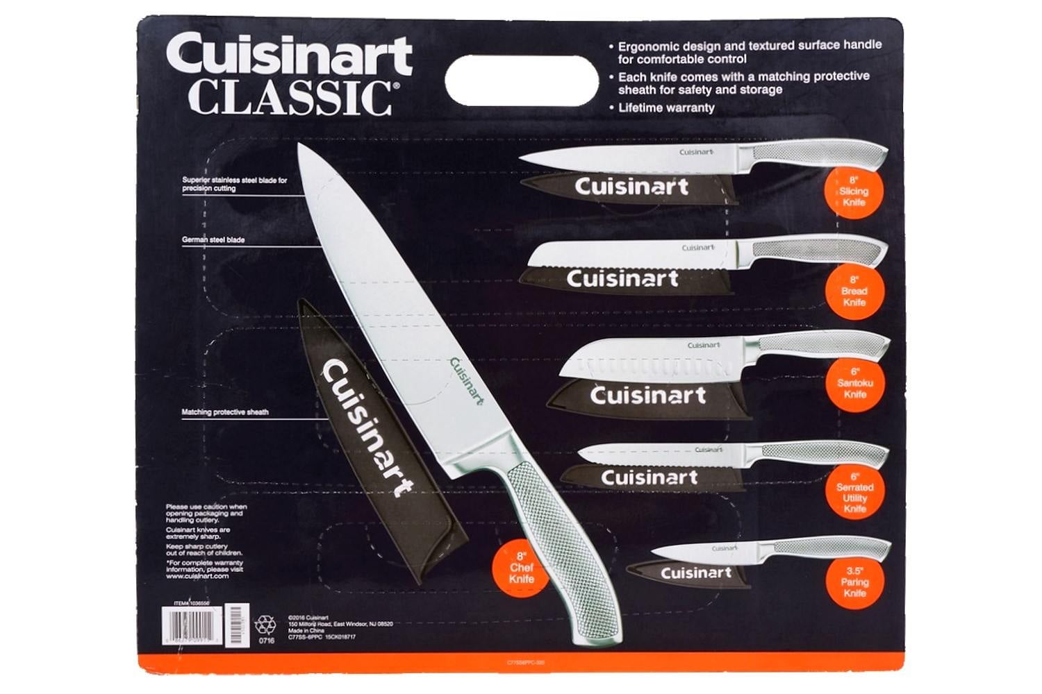 Cuisinart 1036556 Classic Impressions German Steel 6-Piece Knife Set