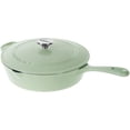 thumbnail image 1 of Cuisinart 12″ Chicken Fryers Cast Iron with Lid – Mint Green, 1 of 1