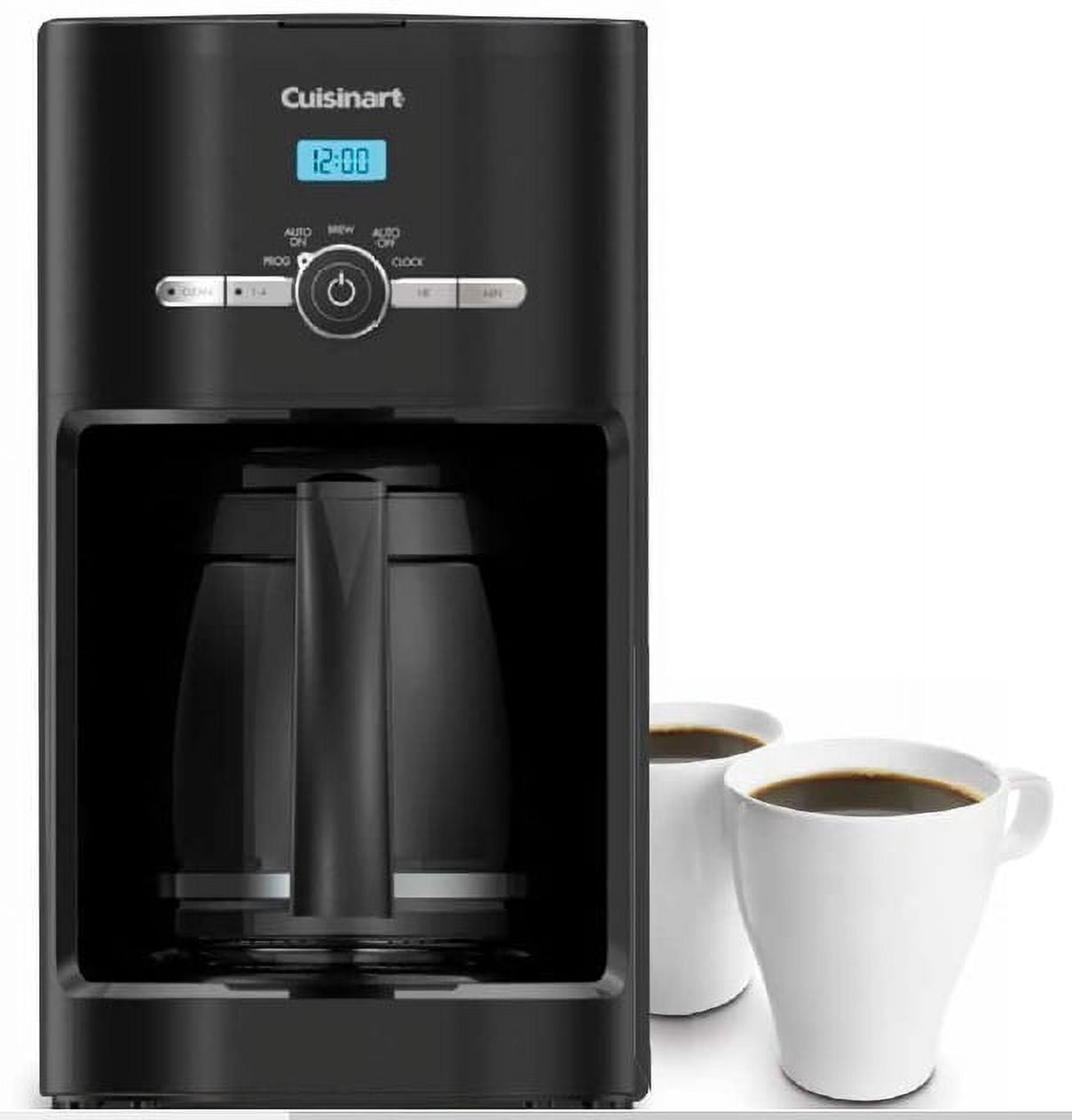 Black 12-Cup Programmable Coffee Maker