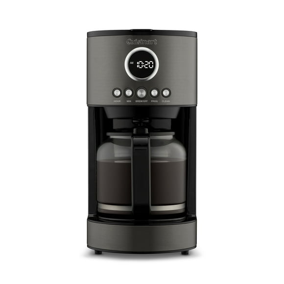 Cuisinart 12-Cup Programmable Coffeemaker, Stainless Steel Black