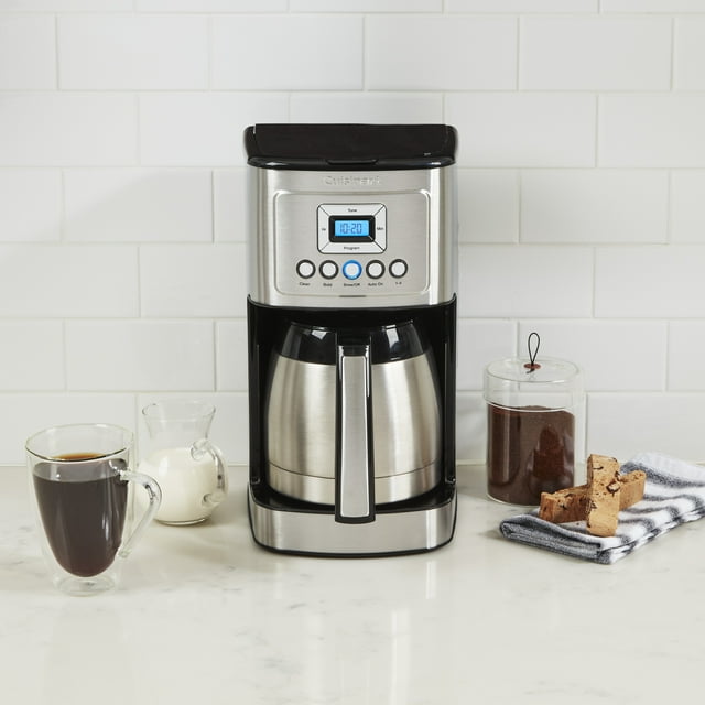 Cuisinart 12 Cup Programmable Thermal Coffeemaker, Silver, DCC-3400P1