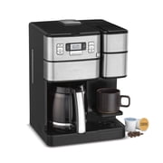 Cuisinart Coffee Center Grind and Brew Plus, Built-in Coffee Grinder, Coffeemaker and Single-Serve Brewer with 6oz, 8oz and 10oz Serving Size, Black/Silver, SS-GB1NAS