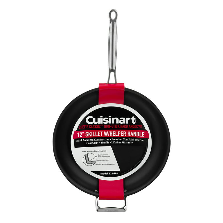Cuisinart 1500W Nonstick Electric Skillet Brushed Stainless with Knife  Bundle 887674959878