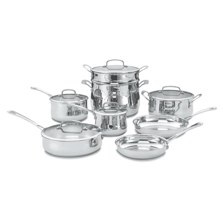 Cuisinart Contour 13-Piece Stainless Steel Cookware Set