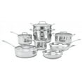 thumbnail image 1 of Cuisinart Contour 13-Piece Stainless Steel Cookware Set, 1 of 6