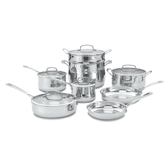 Cuisinart Contour 13-Piece Stainless Steel Cookware Set