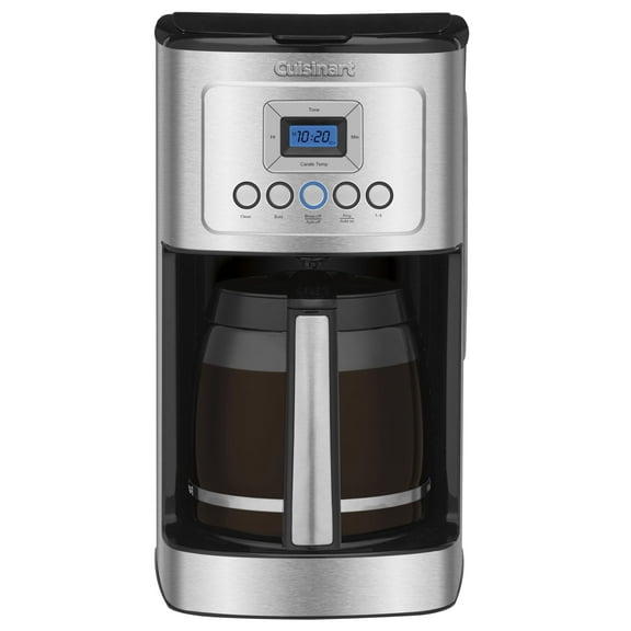 Cuisinart 14-Cup Coffee Maker, Programmable PerfecTemp Glass Carafe Coffee Machine with 1-4 Cup Setting, Brew Strength Control and Pause, Stainless Steel, DCC-3200NAS
