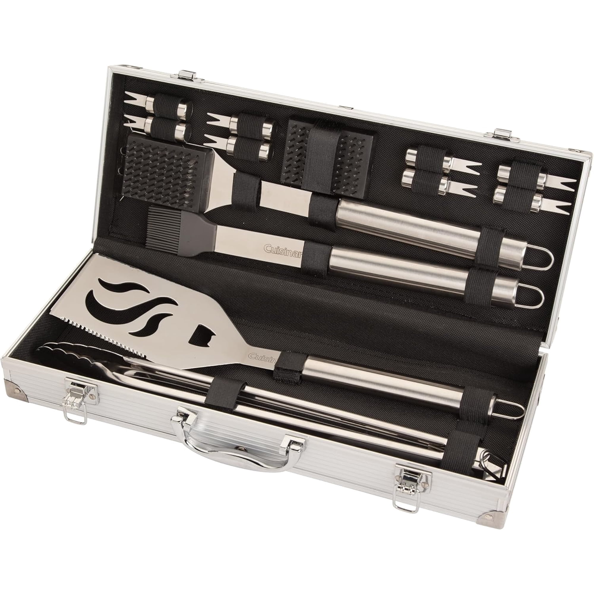 Cuisinart Cuisinart Cuisinart Stainless Steel Grill Tool Sets, Silver - 14pcs