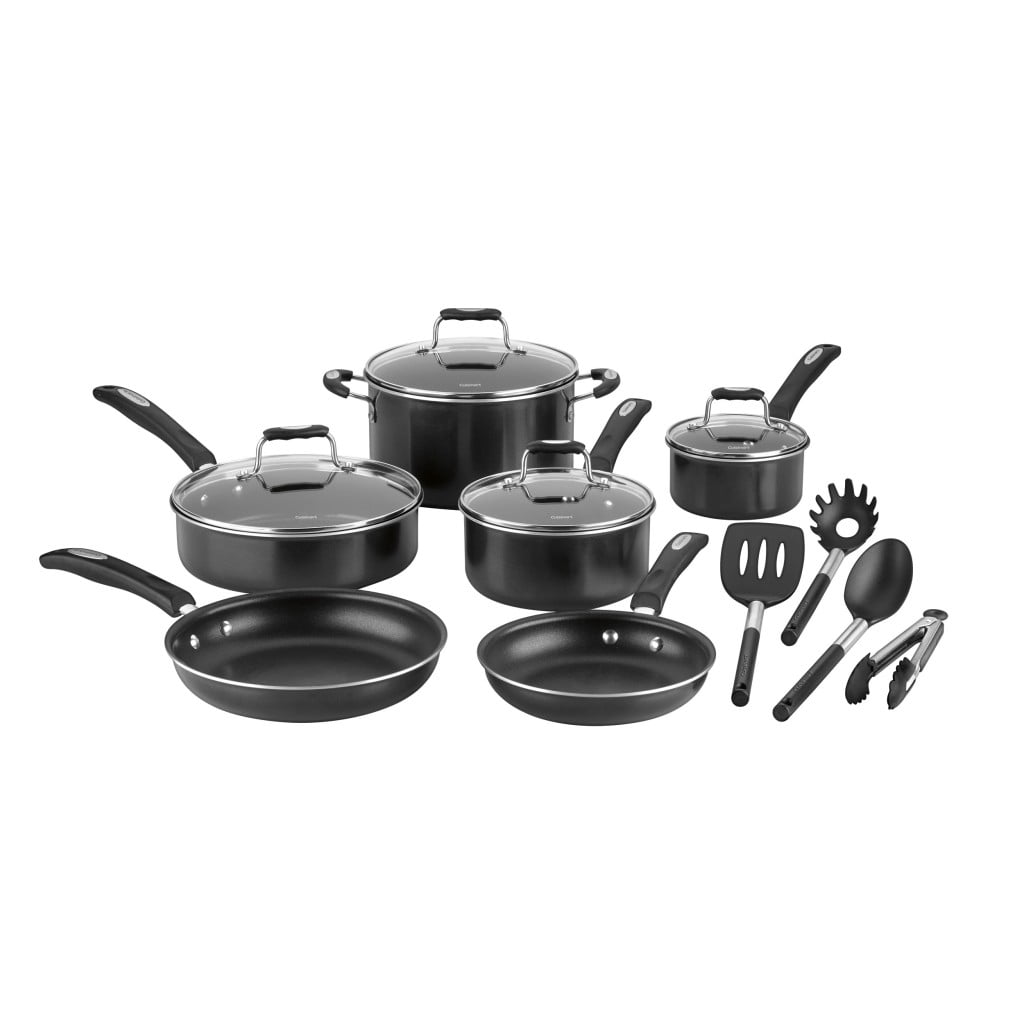 Shop the affordable Cuisinart stainless-steel cookware set—we love