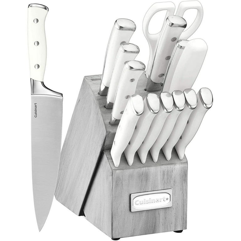 Cuisinart Triple Rivet 15-Piece Knife Block Set + Reviews | Crate & Barrel