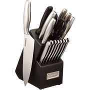 Cuisinart 17-Piece Knife Set, Precision Stainless Steel Blades, Lightweight Design, Dishwasher Safe