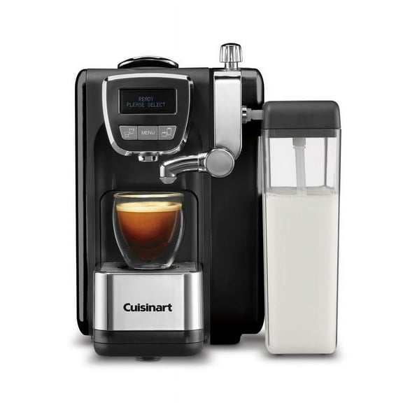 Cuisinart EM-25 Defined, Cappuccino & Latte Espresso Machine, 13.5"(L) x 8.0"(W) x 10.0"(H), Black