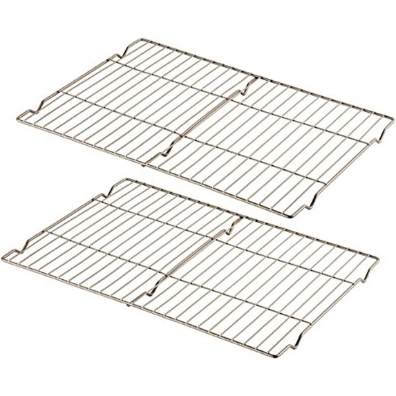 Cuisinart 2 Piece 16" Cooling Racks, Amb-CR2 Steel Square
