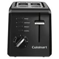 Cuisinart 2Slice Compact Plastic Toaster with 7Setting Shade Dial