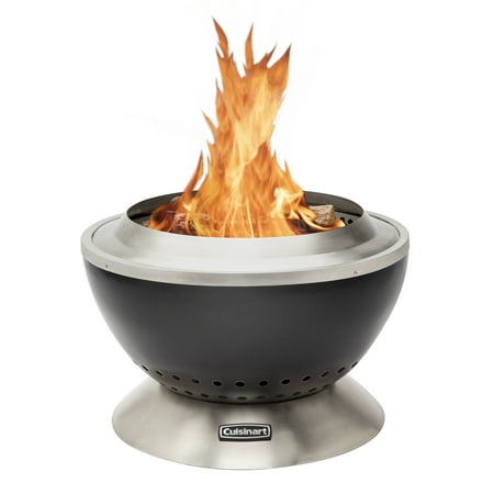 Cuisinart - 24” Cleanburn Smokeless Fire Pit - Black