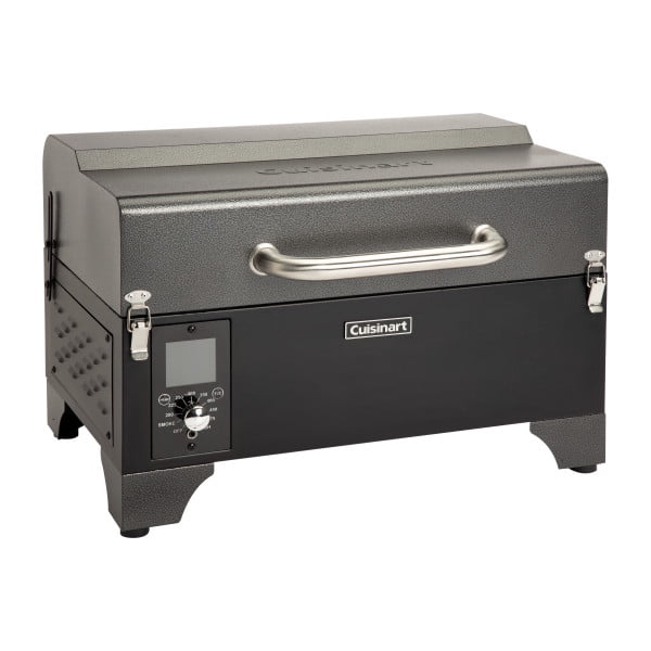 Cuisinart 24.7'' Black Portable Wood Pellet Grill and Smoker