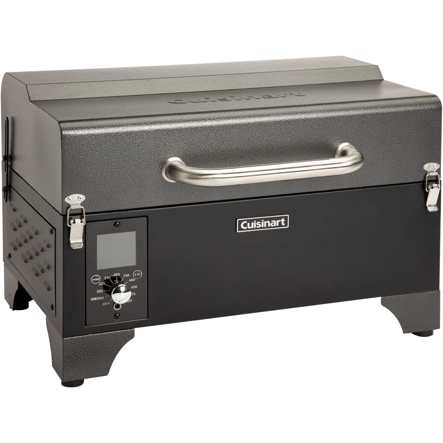 Cuisinart 24.7'' Black Portable Wood Pellet Grill and Smoker