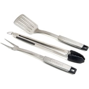 Cuisinart® 3 Piece Professional Tool Set - Set Includes Stainless Steel Spatula, Tongs And Fork With Rubber Grips