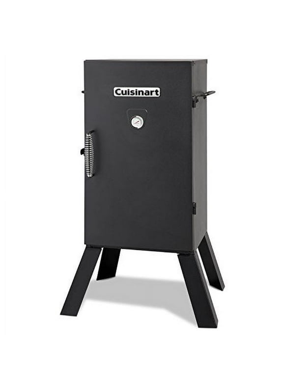 Cuisinart 30-inch Vertical Analog Electric Outdoor Smoker with 548-Sq.in. Cooking Space, Black