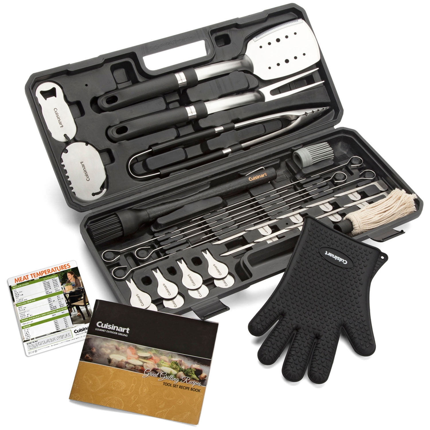 Cuisinart 36 Piece Backyard BBQ Tool Set Walmart