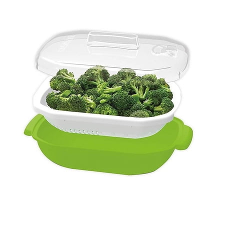 Cuisinart 4.4" Microwaveable Plastic Steamer Set, 3 Piece