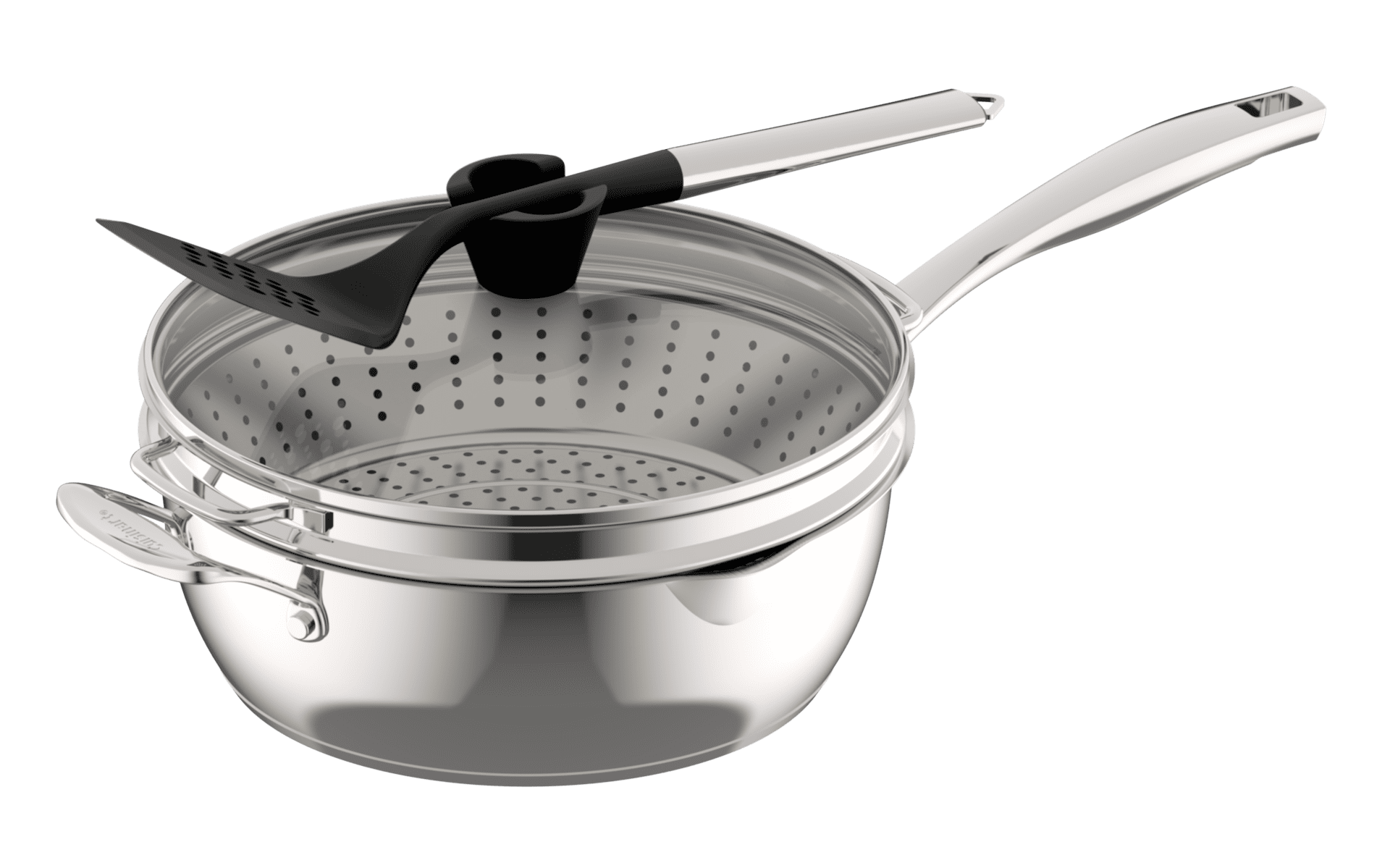 Cuisinart 4-Piece Stainless Steel Multi-Purpose Pan Set