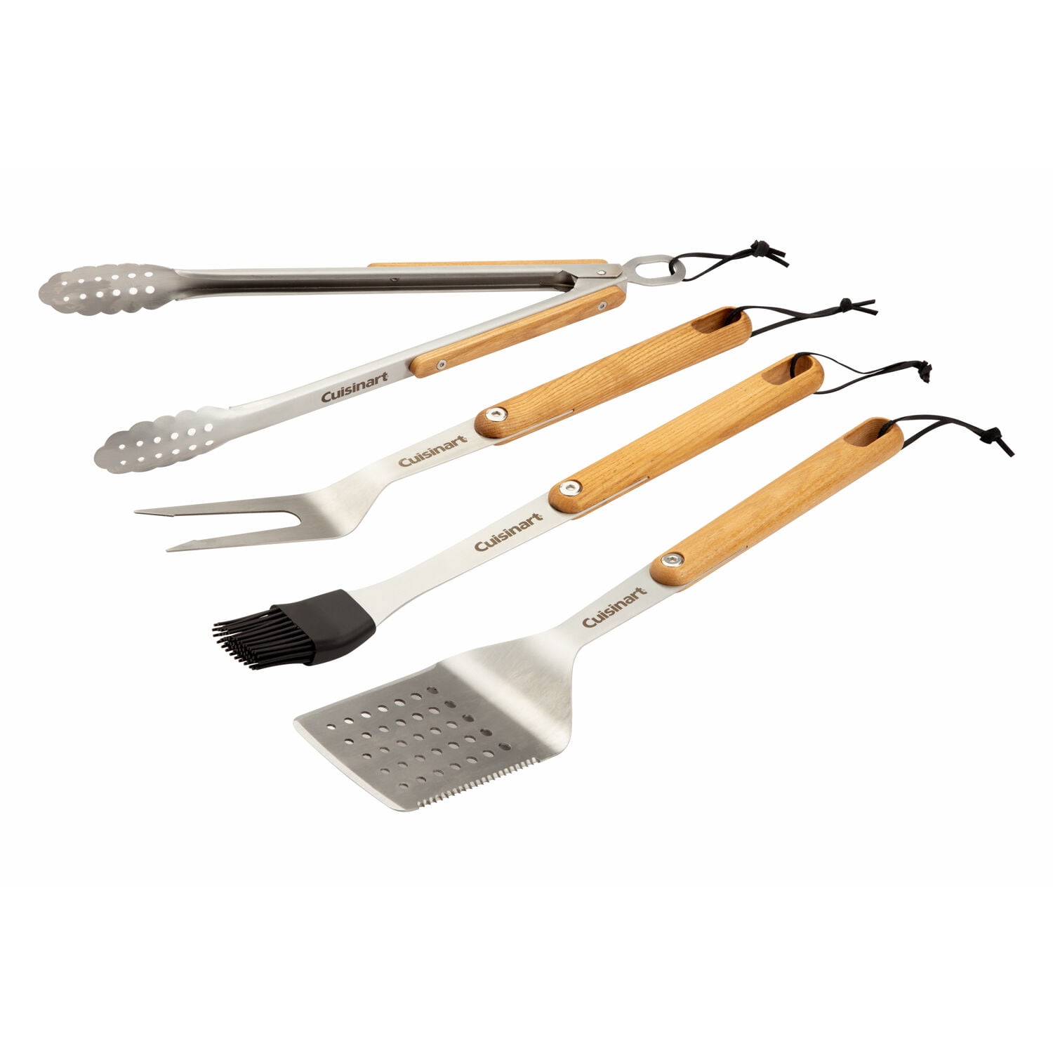 Cuisinart 4-Piece Ashwood Grill Tool Set