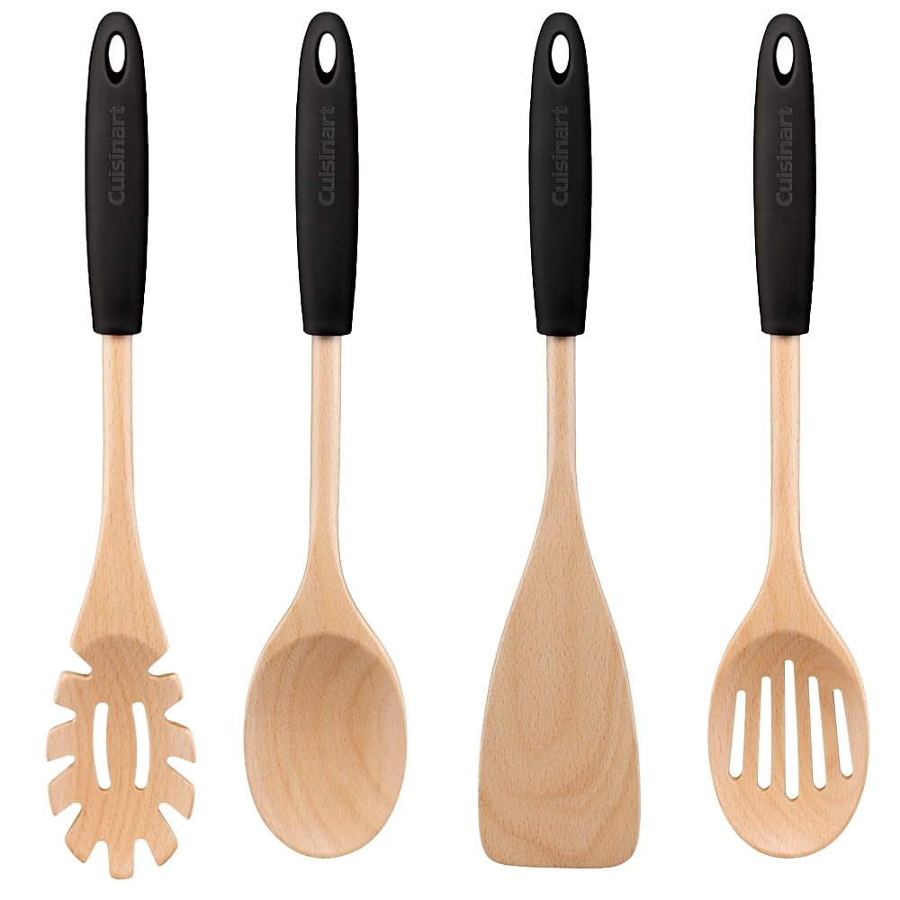 Zulay Kitchen 6-Piece Wooden Spoons for Cooking - Smooth Finish Teak Wooden  Utensils for Cooking - Soft Comfortable Grip Wood Spoons for Cooking 