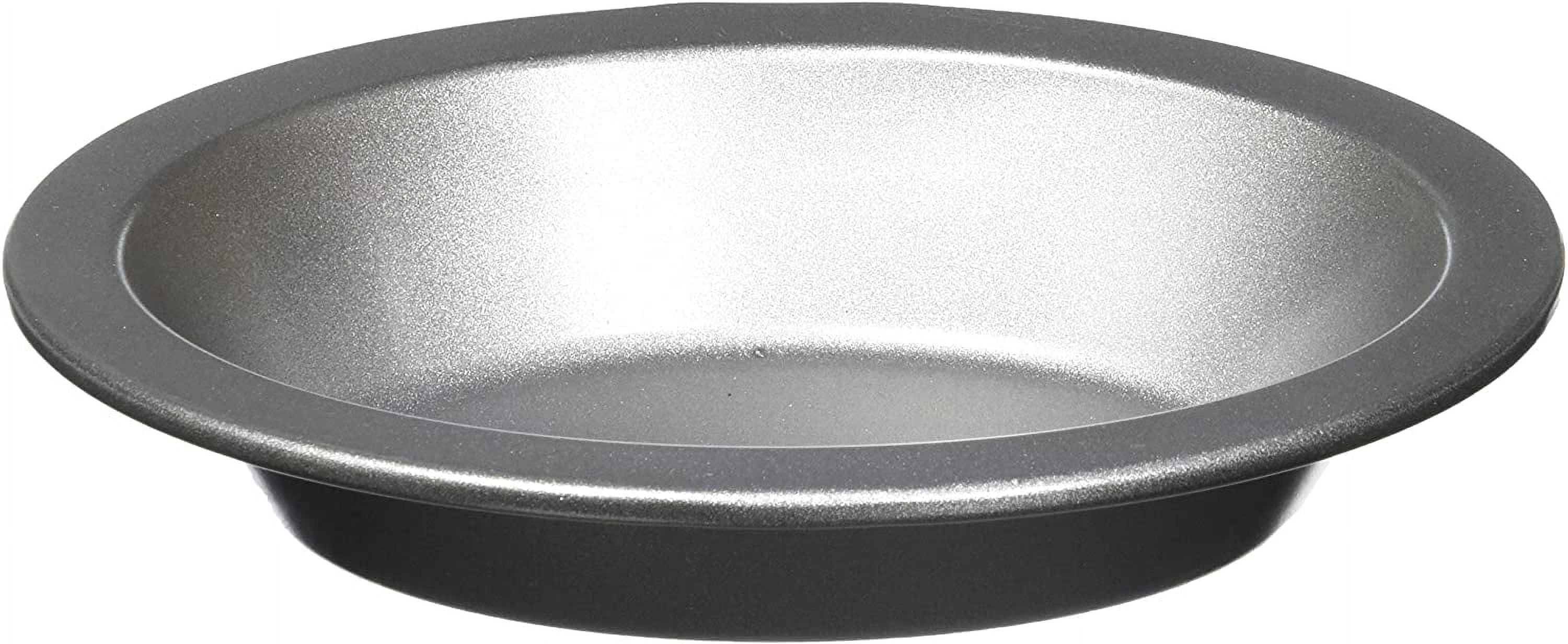 Mini Nonstick Steel Gray Oval Pie Dish Set (4 Pieces)