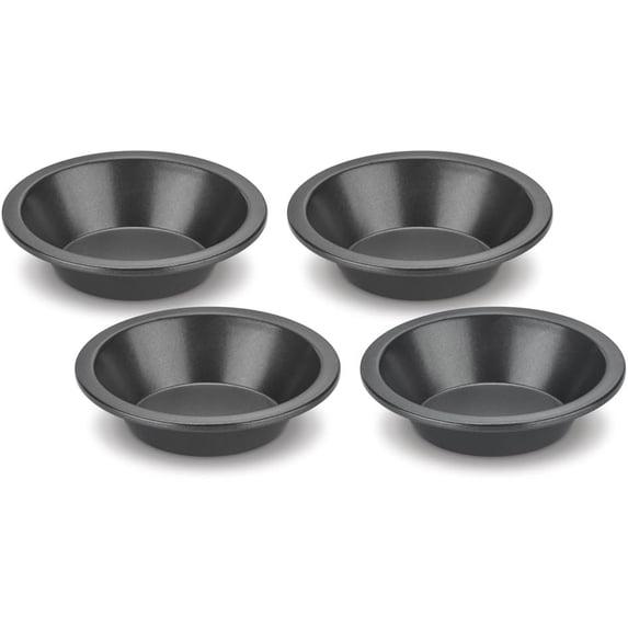 Cuisinart 4 Piece Round Dish Set, Mini, Steel Gray