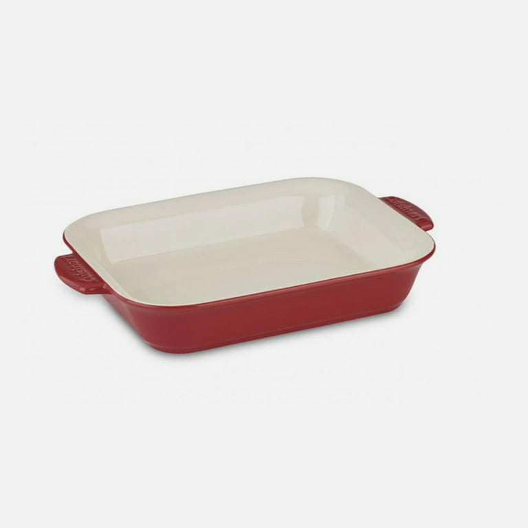 Cuisinart Ceramic Casserole Dish, Quart Rectangular Bakeware