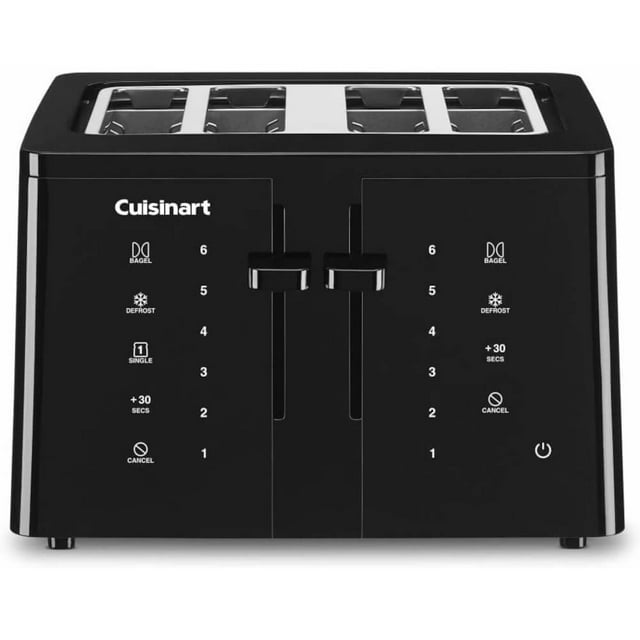 Cuisinart 4Slice Black Touchscreen Toaster, New, CPTT40P1