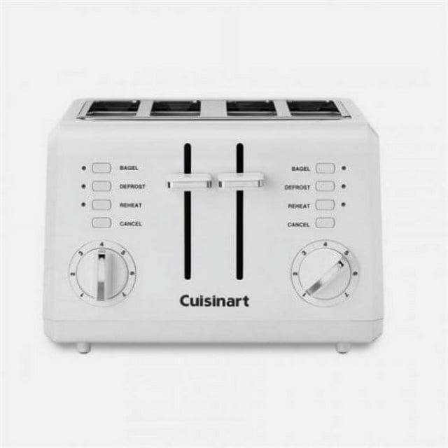 Cuisinart 4Slice Compact Toaster CPT142P1,Reheat, Defrost and Bagel