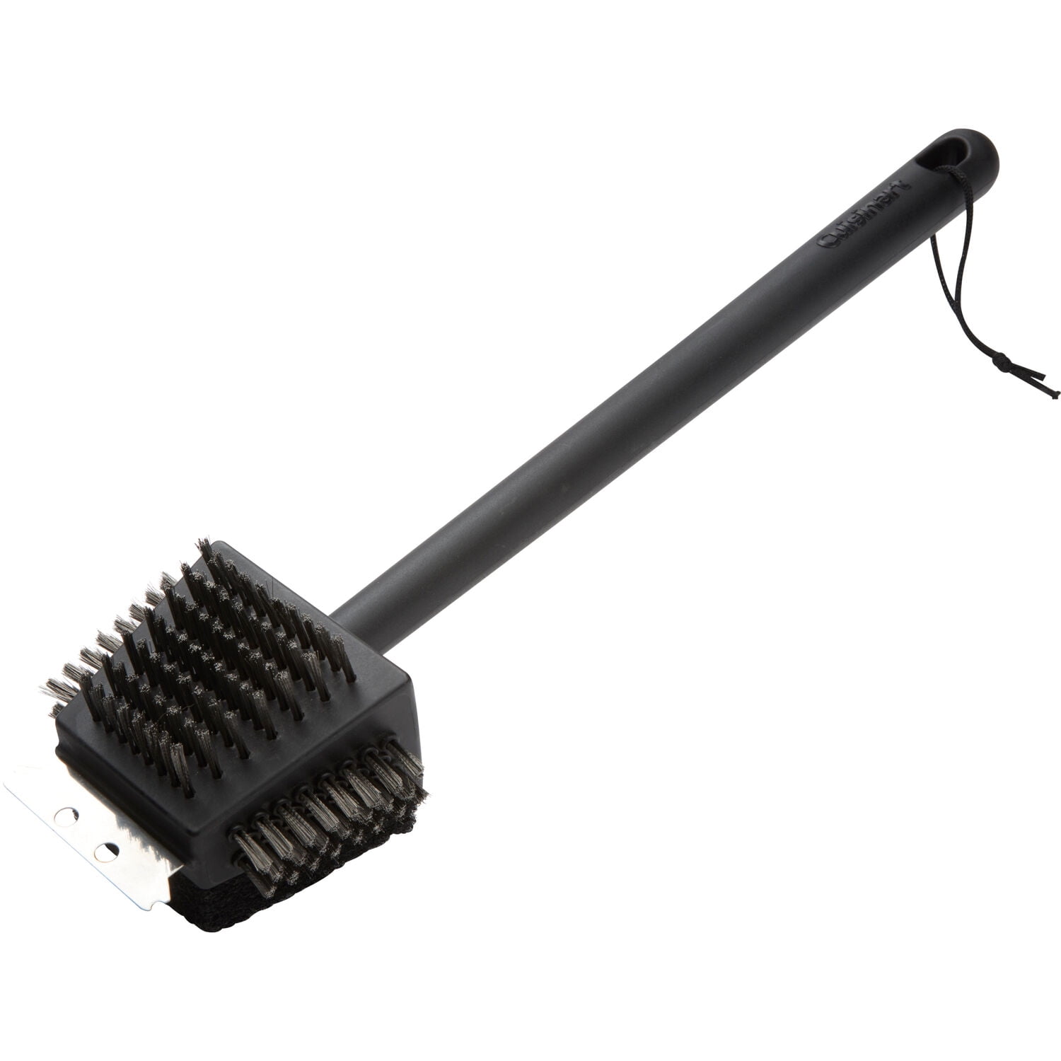 Durable Black Stainless Steel 4-in-1 Grill Cleaning Brush