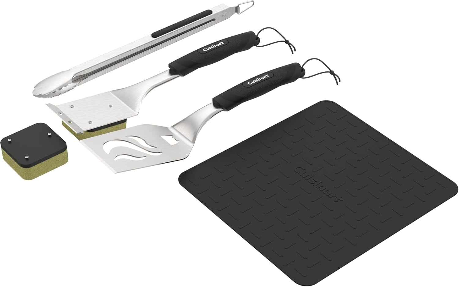 Cuisinart Steel Grill Tool Sets, Silver - 5pcs