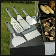 Cuisinart 5-Piece Stainless Steel BBQ Tool Set for Gourmet Outdoor Grilling