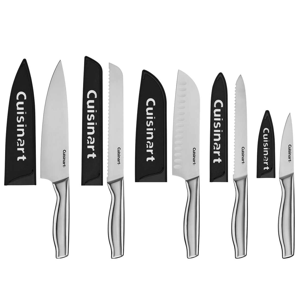 Slitzer 5-piece Hollow Handle Stainless-Steel Kitchen Cutlery Set, Refined German  Kitchen Knives 
