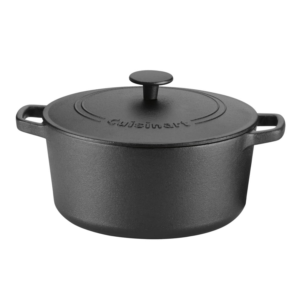 5 Quart Dutch Oven with Cover in Black - Cuisinart