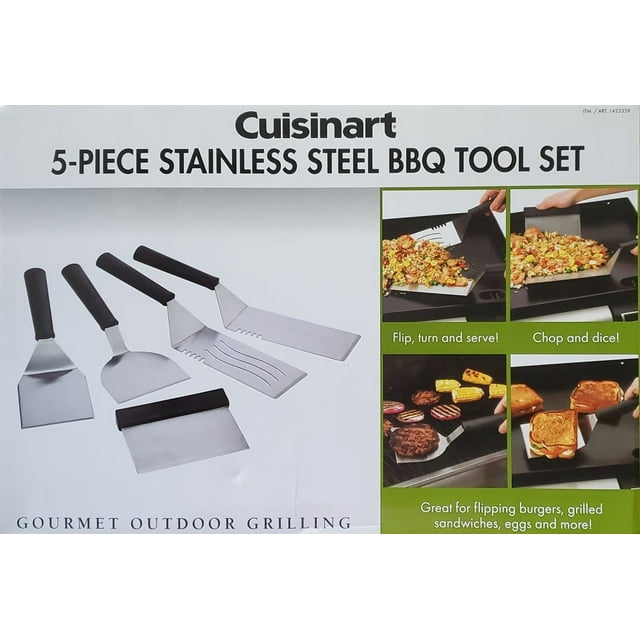 Cuisinart 5pc Stainless Steel BBQ Tool Set