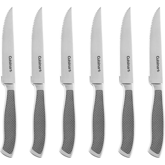Cuisinart 6- Piece Graphix Collection Steak Knives, Stainless Steel