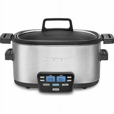Cuisinart - Cook Central 6-Quart 3-in-1 Multicooker - Stainless Steel