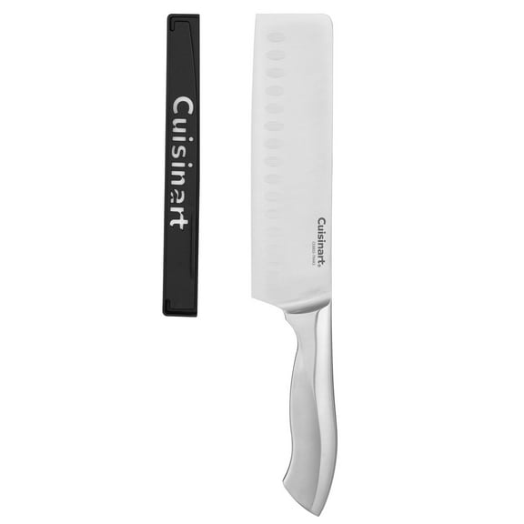 Cuisinart Classic Stainless Steel 7 Nakiri Knife with Blade Guard